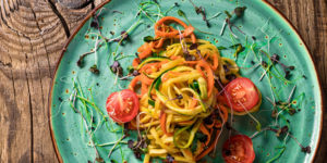Parma! on vegan pasta with veggie noodles