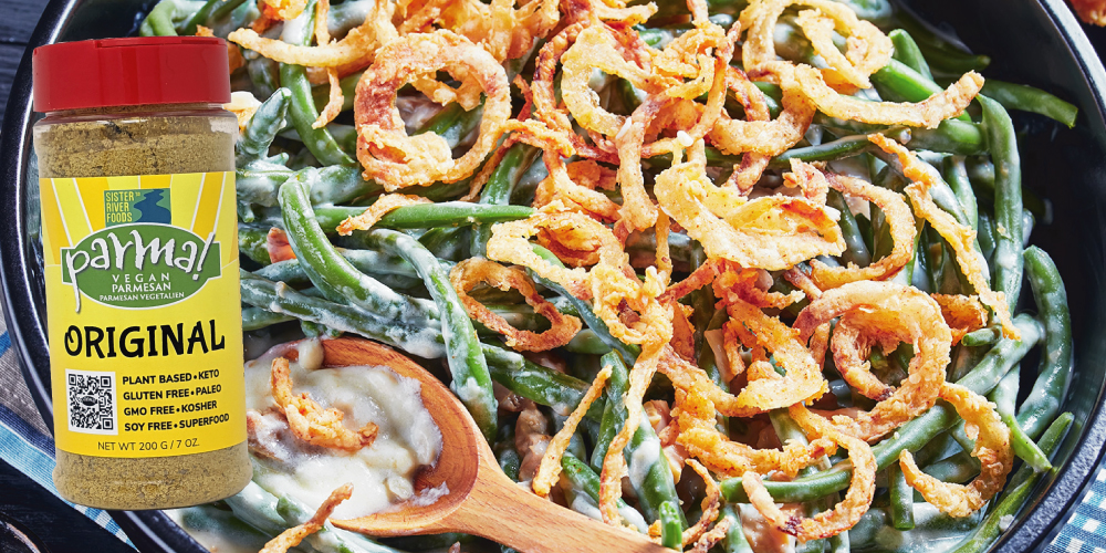 Gluten Free Green Beans with Crispy Onions