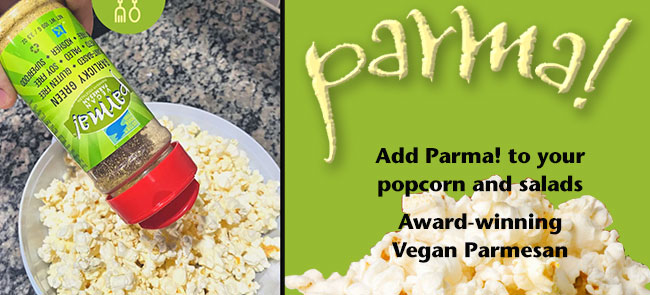 Shake Parma! to your popcorn and salads