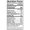 Parma! Nut-Free Jalapeno Bacon Flavor - Nutritional Panel
